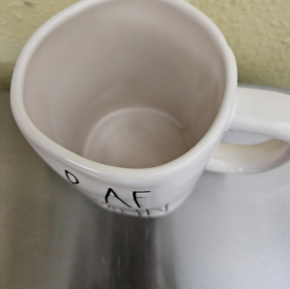 Rae Dunn Magenta RAE DUNN with 🖤, RAE DUNN SIGNATURE Double Side Logo Mug - Picture 2 of 5